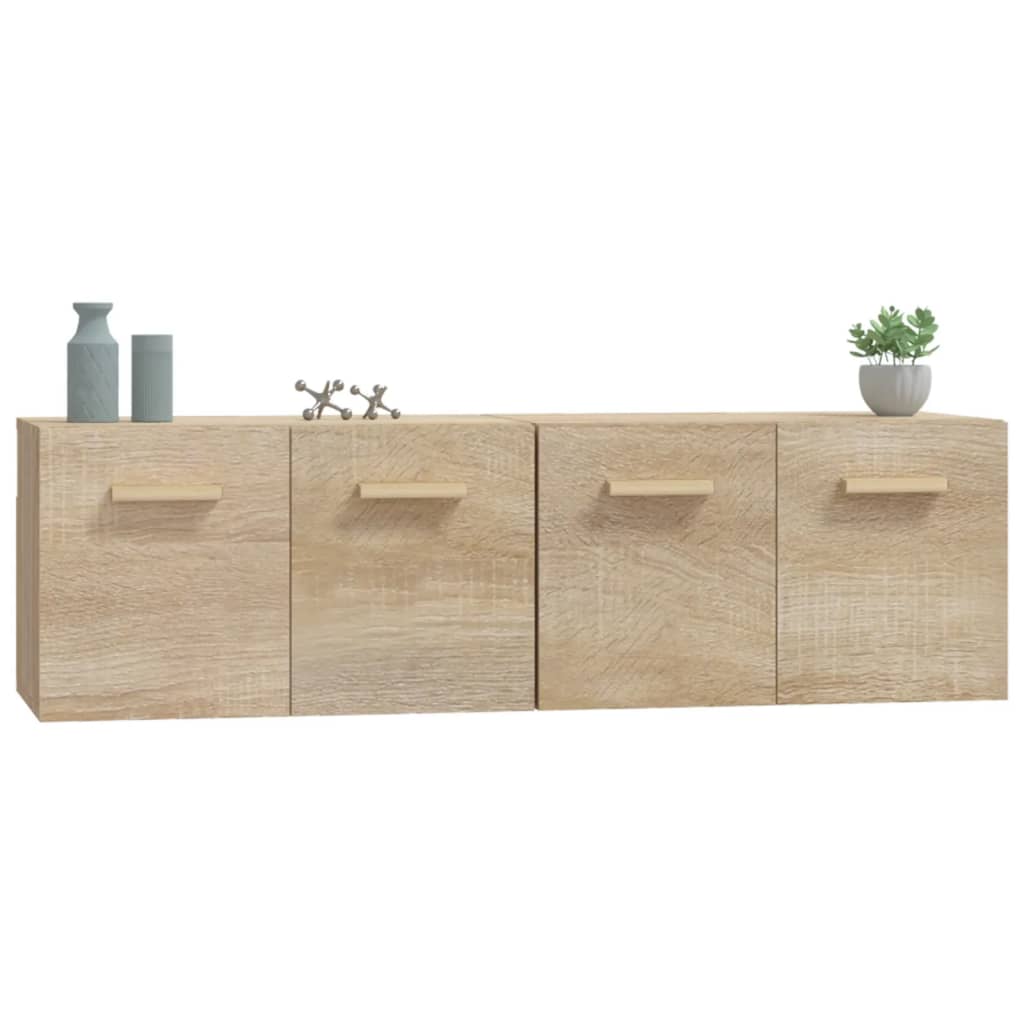 Armoires murales 2 pcs Chêne sonoma 60x36,5x35 cm Bois - XIOS