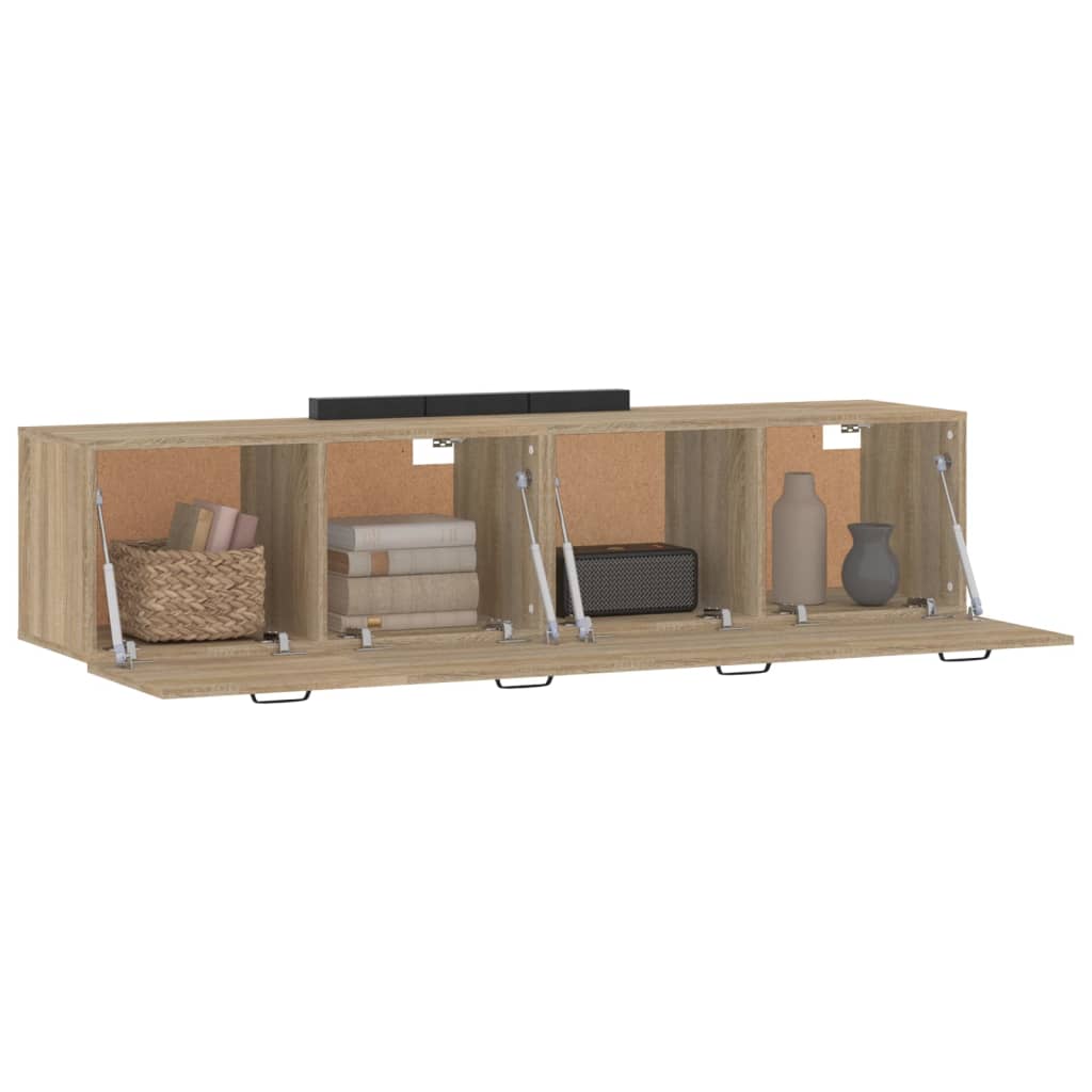 Armoires murales 2 pcs Chêne sonoma 60x36,5x35 cm