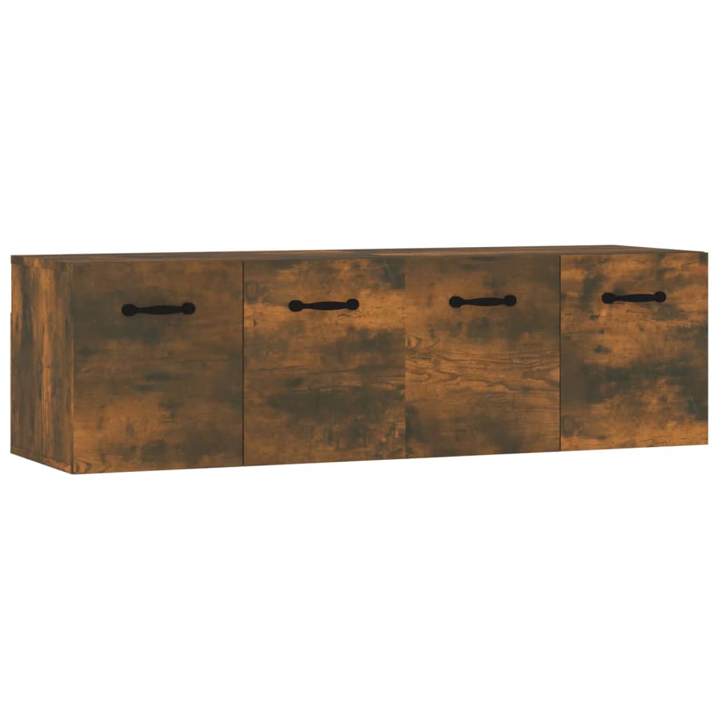 Armoires murales 2pcs Chêne fumé 80x35x36,5cm Bois d'ingénierie - XIOS