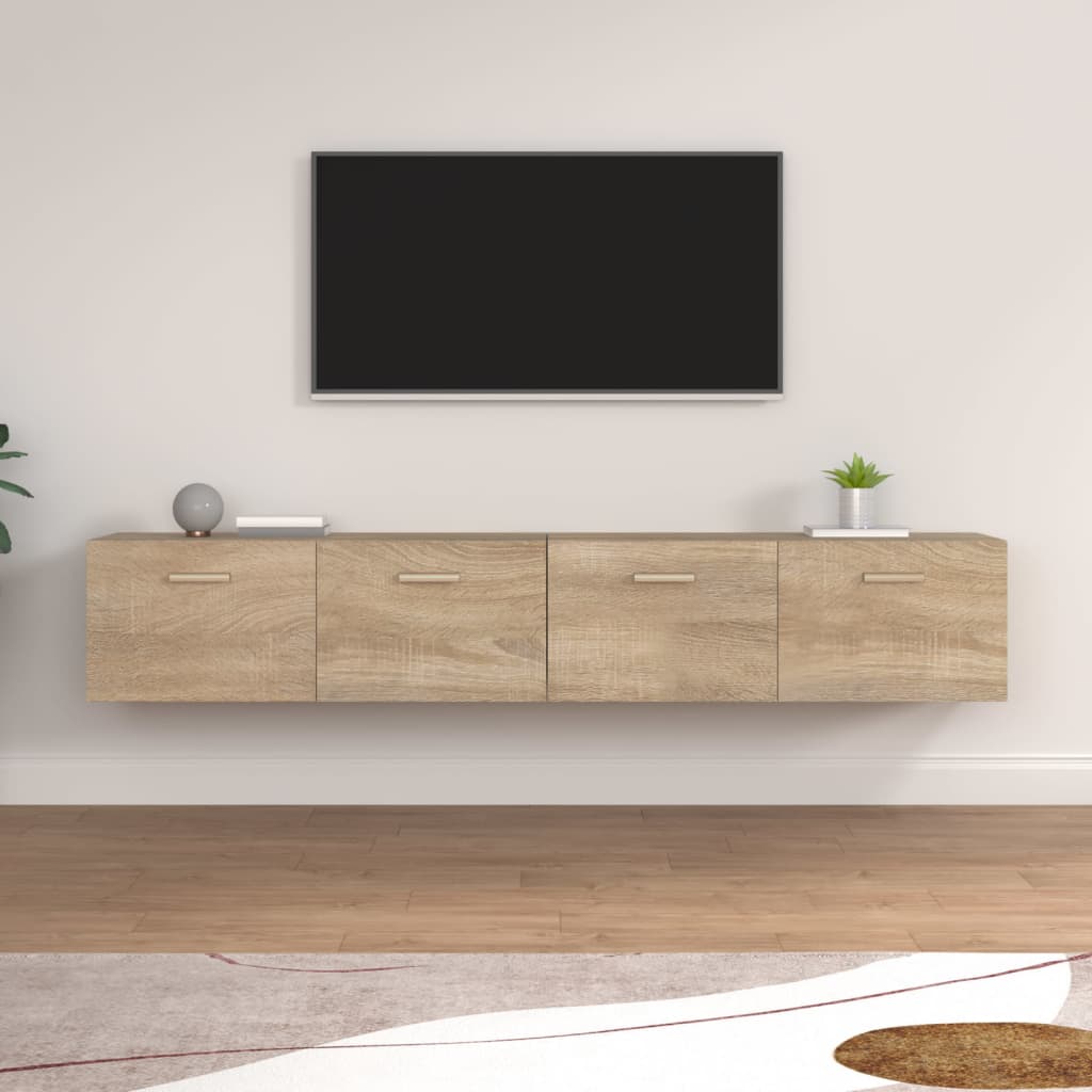Armoires murales 2 pcs Chêne sonoma 100x36,5x35 cm - XIOS