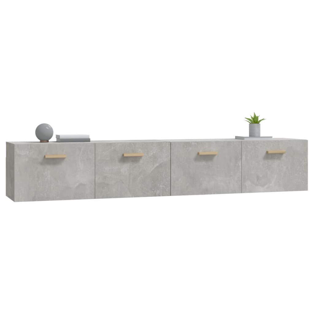 Armoires murales 2 pcs Gris béton 100x36,5x35 cm - XIOS