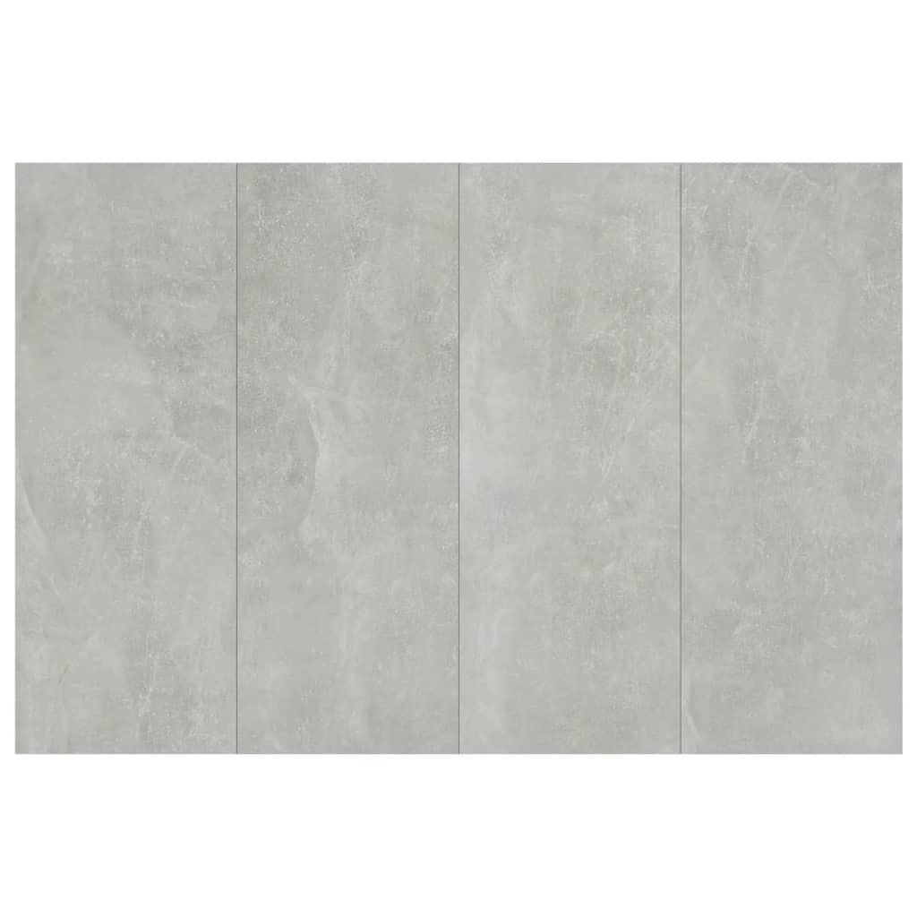 Tête de lit avec armoires Gris béton Bois d'ingénierie - XIOS