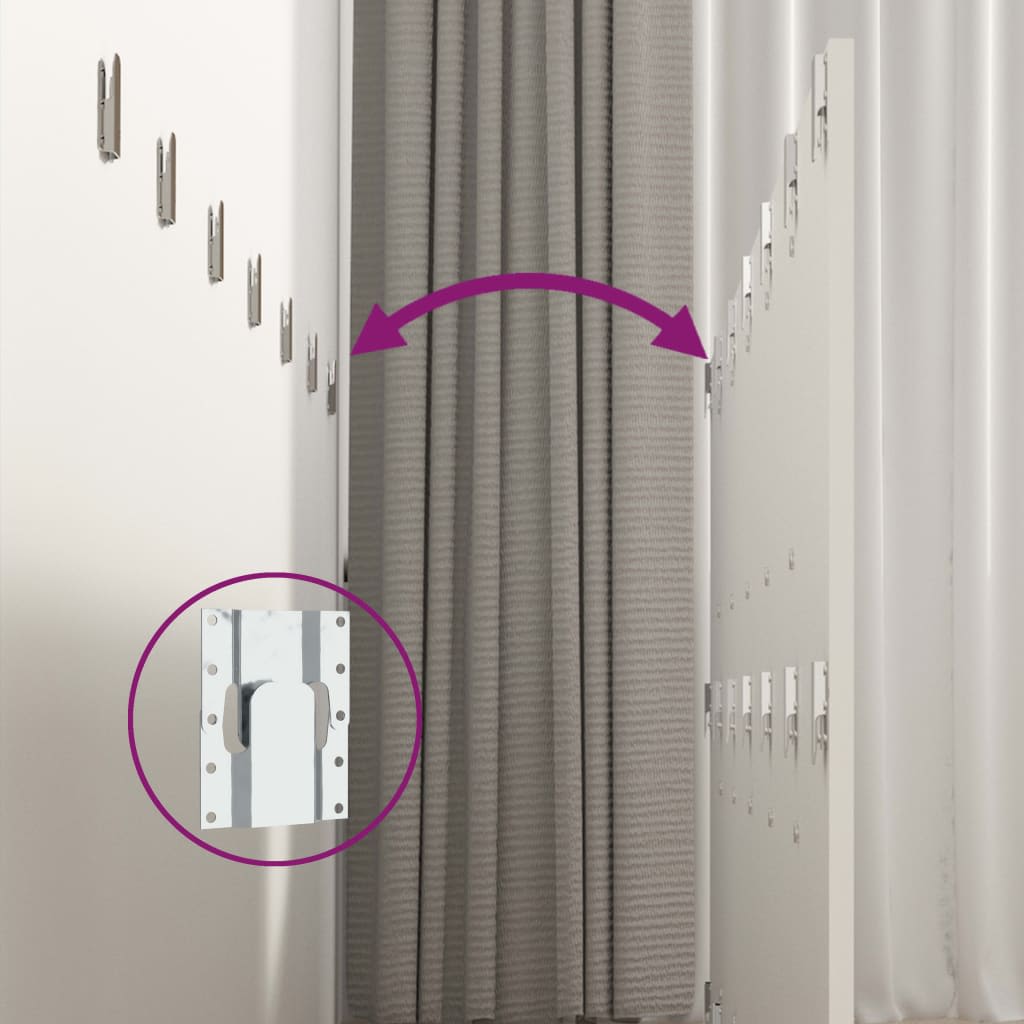 Tête de lit avec armoires Blanc Bois d’ingénierie - XIOS