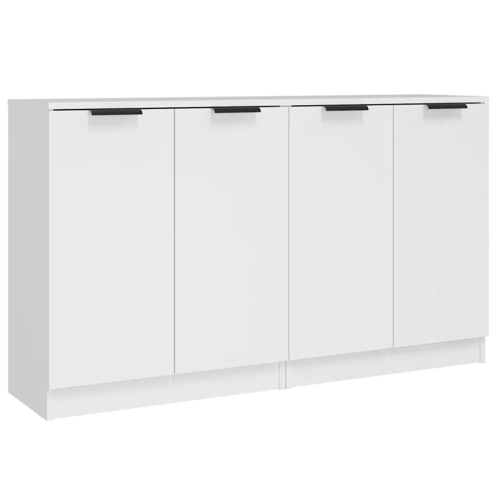 Buffets 2 pcs blanc 60x30x70 cm Bois d'ingénierie - XIOS
