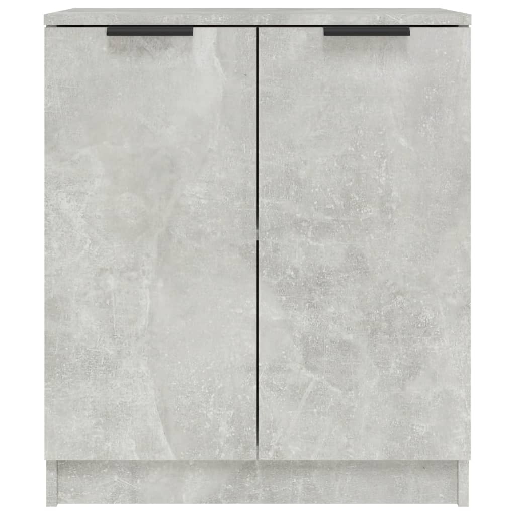 Buffets 2 pcs Gris béton 60x30x70 cm Bois d'ingénierie - XIOS