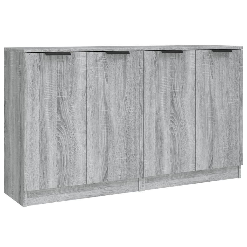 Buffets 2 pcs Sonoma gris 60x30x70 cm Bois d'ingénierie - XIOS