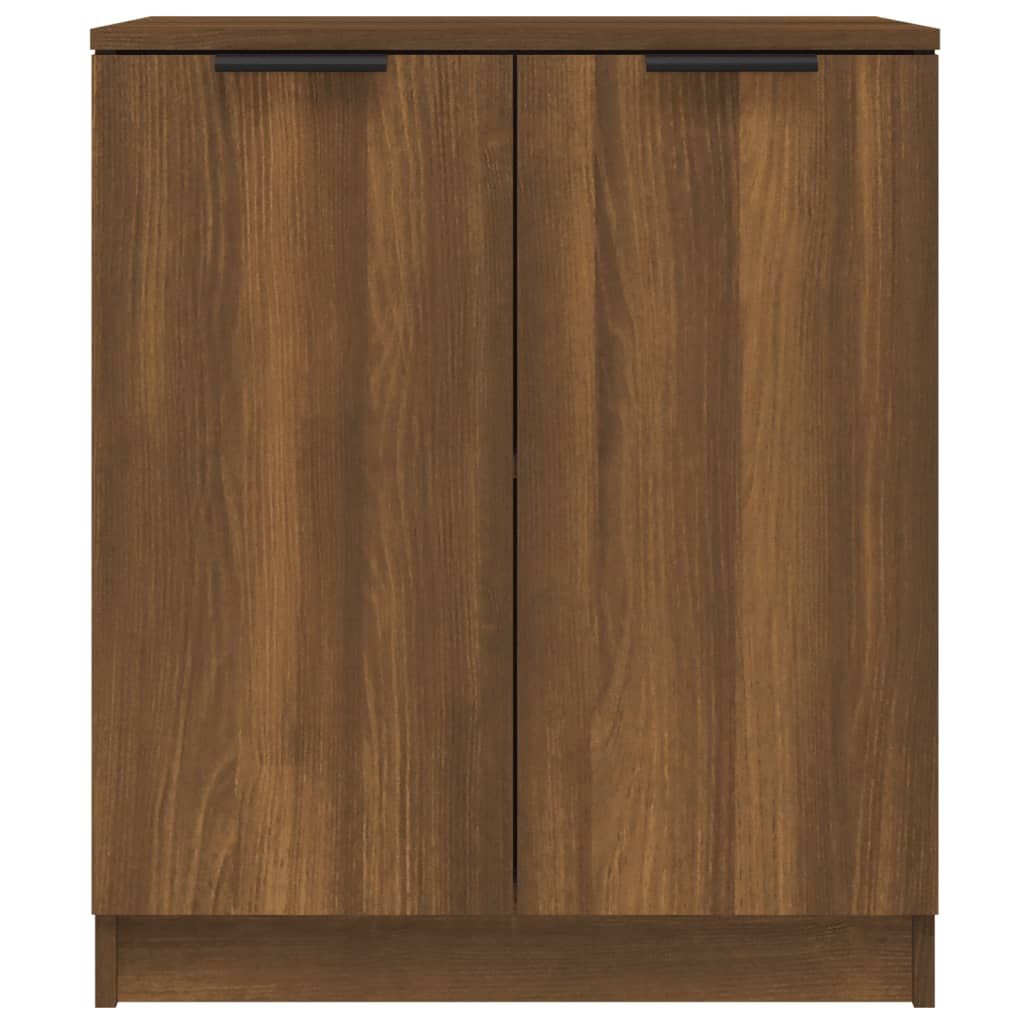 Buffets 2 pcs chêne marron 60x30x70 cm Bois d'ingénierie - XIOS