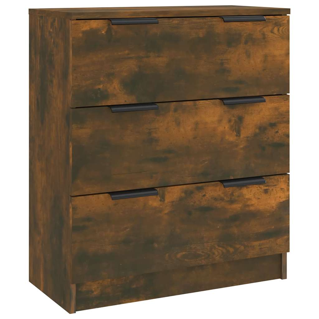Buffets 3 pcs Chêne fumé Bois d'ingénierie - XIOS