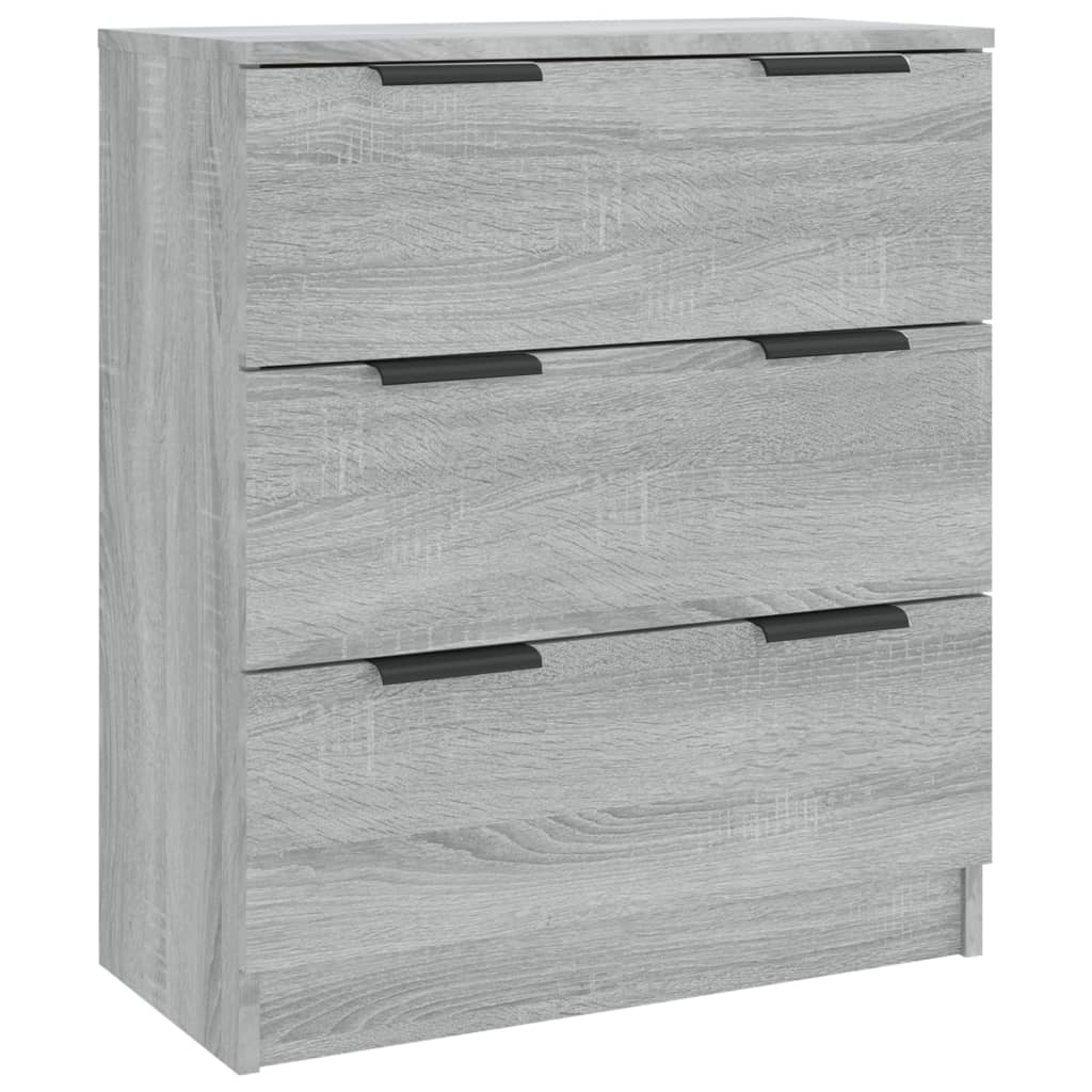 Buffets 3 pcs Sonoma gris Bois d'ingénierie - XIOS