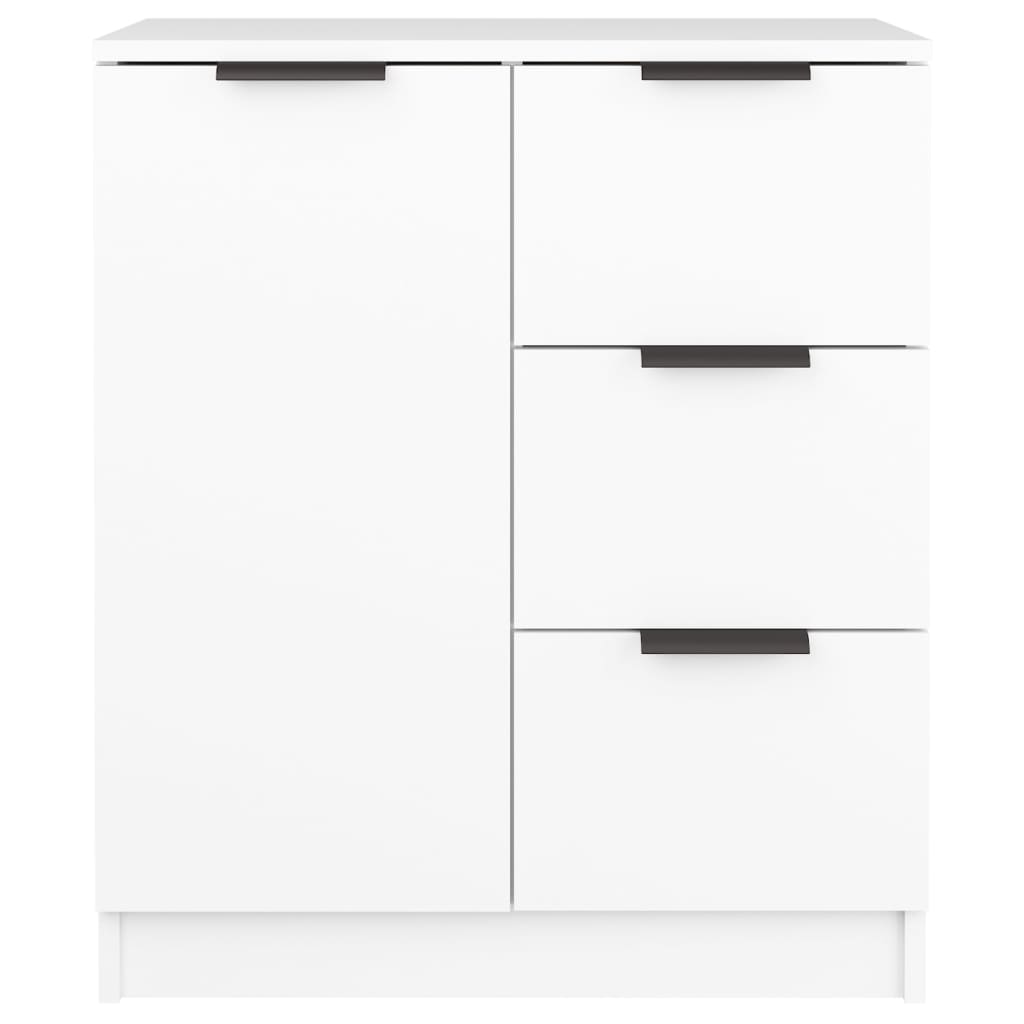 Buffets 2 pcs blanc 60x30x70 cm Bois d'ingénierie - XIOS