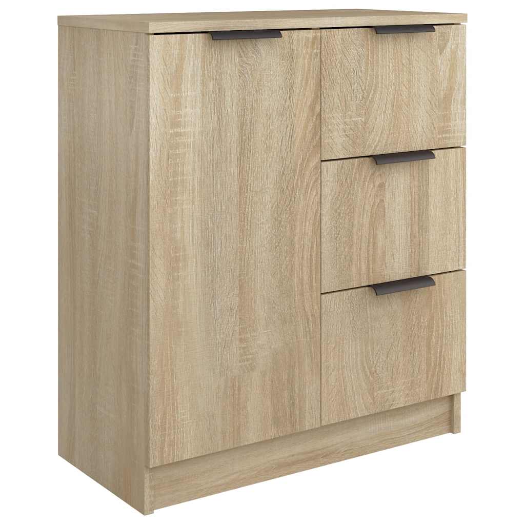 Buffets 2 pcs Chêne sonoma 60x30x70 cm Bois d'ingénierie - XIOS