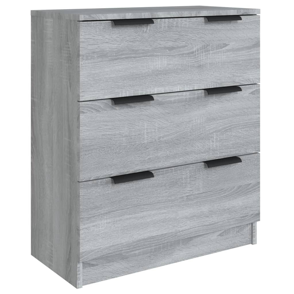 Buffets 3 pcs Sonoma gris Bois d'ingénierie - XIOS