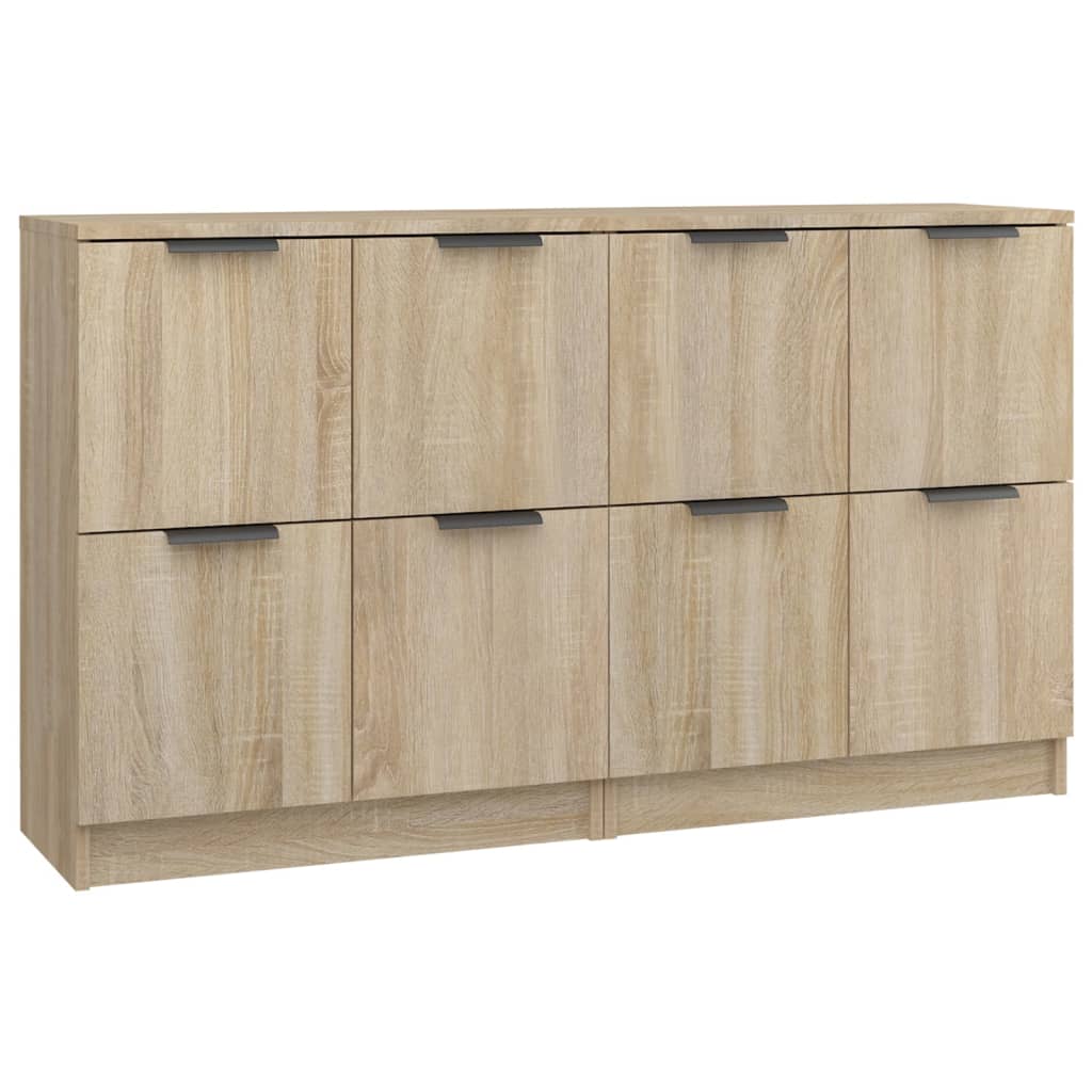 Buffets 2 pcs Chêne sonoma 60x30x70 cm Bois d'ingénierie - XIOS