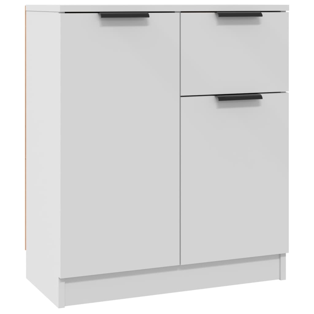 Buffets 2 pcs blanc 60x30x70 cm Bois d'ingénierie - XIOS