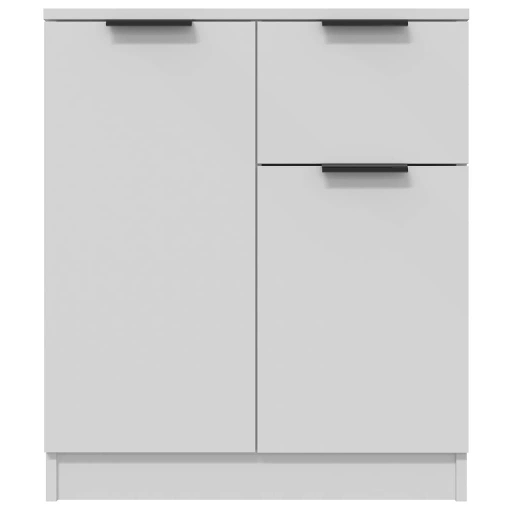 Buffets 2 pcs blanc 60x30x70 cm Bois d'ingénierie - XIOS