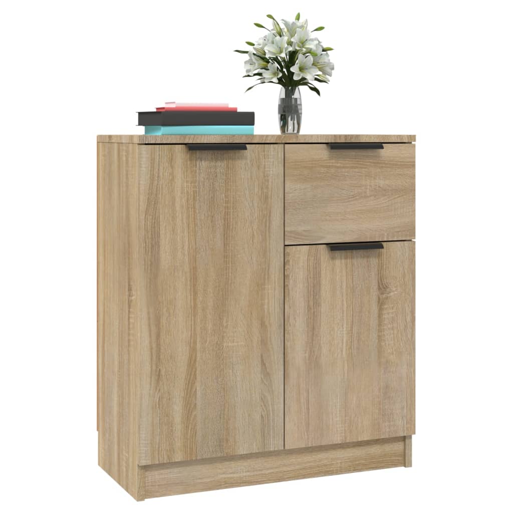 Buffets 2 pcs Chêne sonoma 60x30x70 cm Bois d'ingénierie