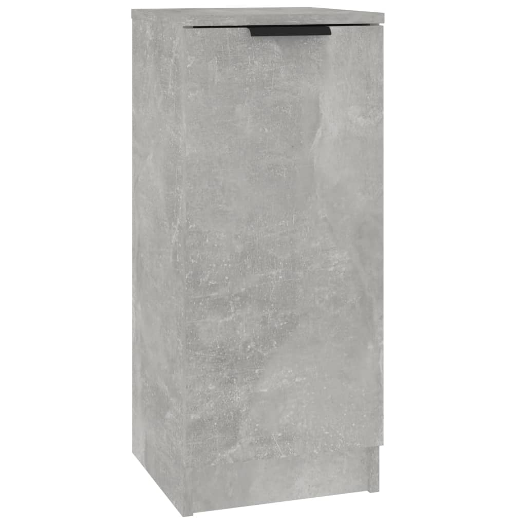 Buffets 3 pcs gris béton bois d'ingénierie