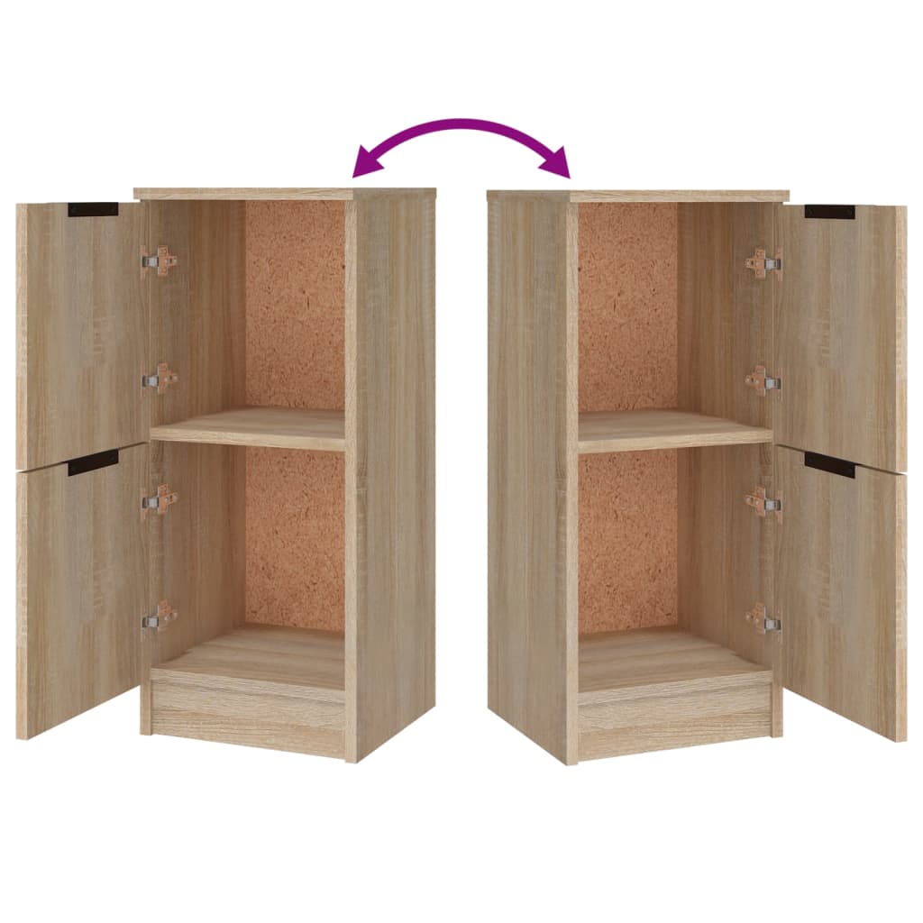 Buffets 3 pcs Chêne sonoma Bois d'ingénierie - XIOS