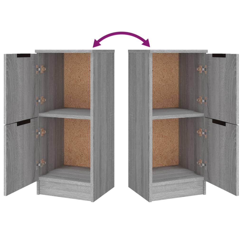 Buffets 3 pcs Sonoma gris Bois d'ingénierie - XIOS