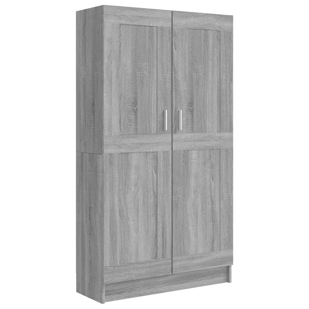 Bibliothèque Sonoma gris 82,5x30,5x150 cm Bois d'ingénierie