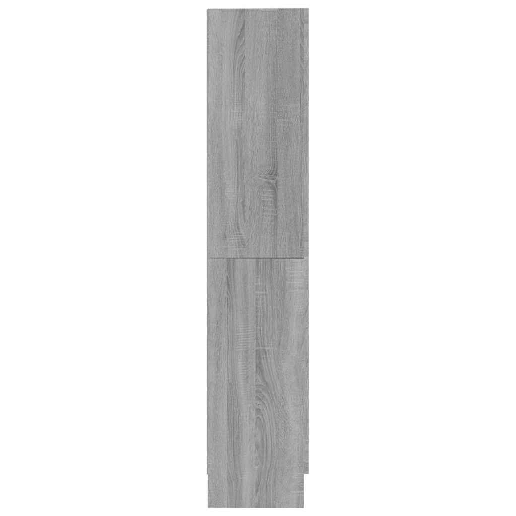 Bibliothèque Sonoma gris 82,5x30,5x150 cm Bois d'ingénierie - XIOS