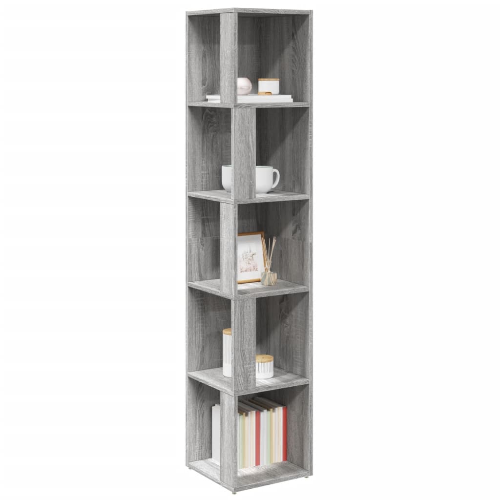 Armoire d'angle Sonoma gris 33x33x164,5 cm Bois d'ingénierie - XIOS