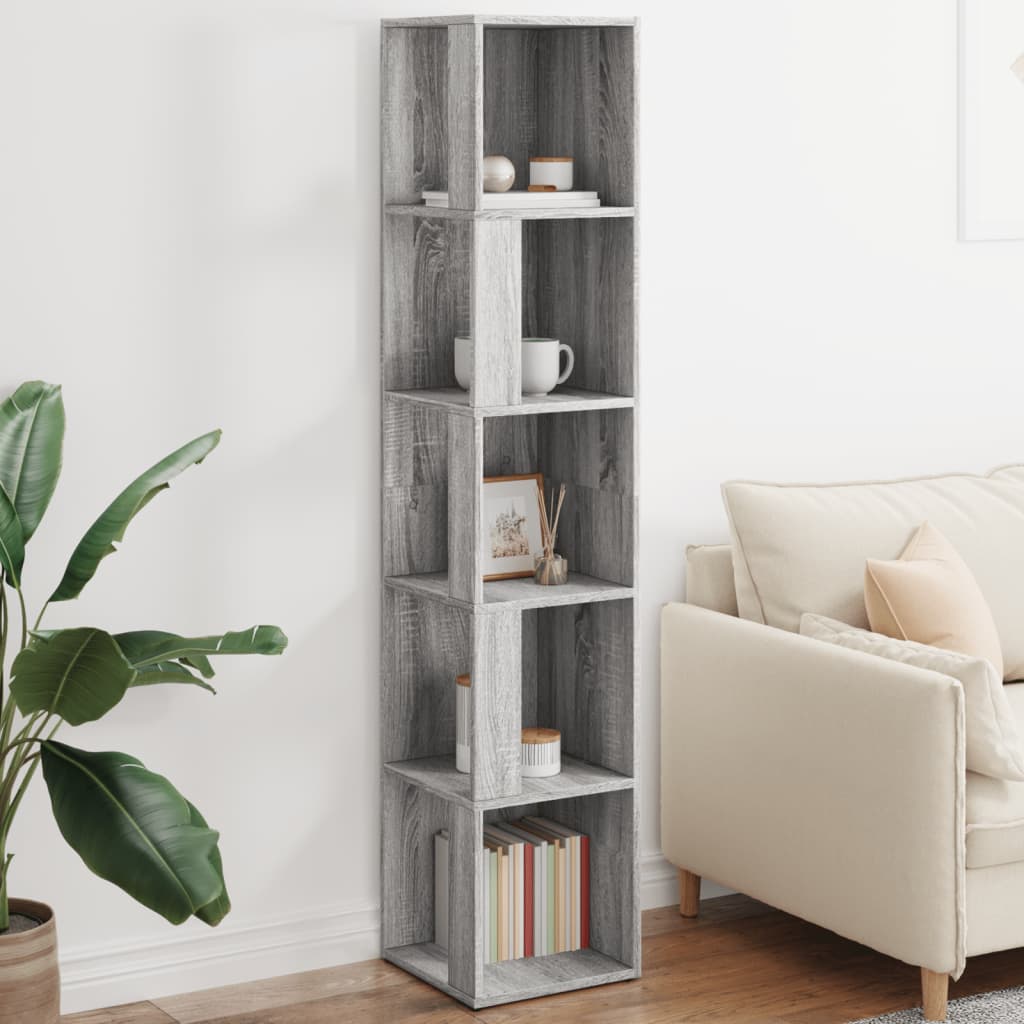 Armoire d'angle Sonoma gris 33x33x164,5 cm Bois d'ingénierie - XIOS