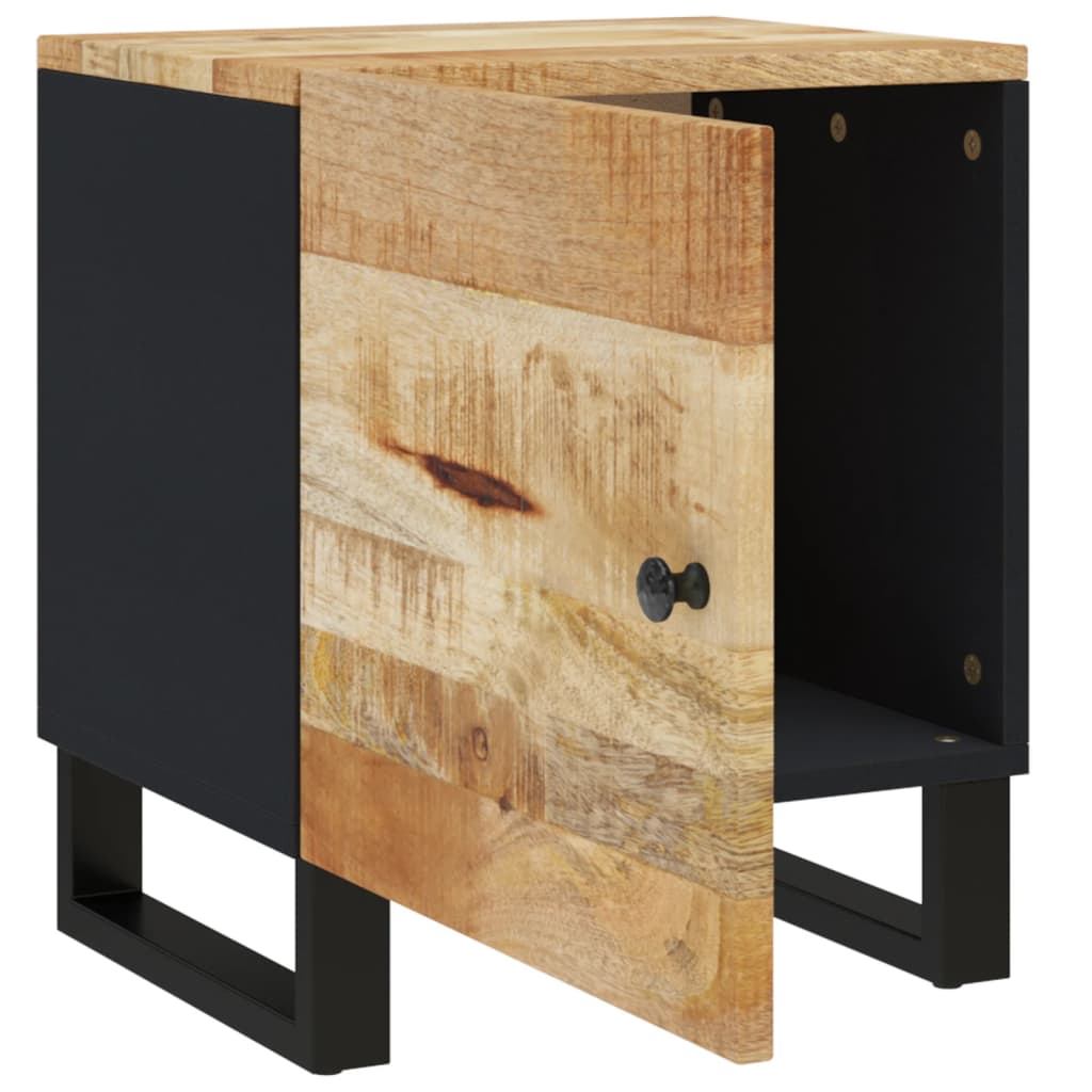 Table de chevet 40x33x46 cm Bois de manguier solide - XIOS