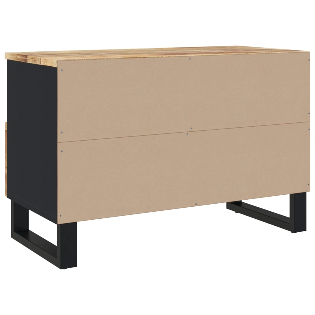 Meuble TV 70x33x46 cm Bois massif de manguier - XIOS