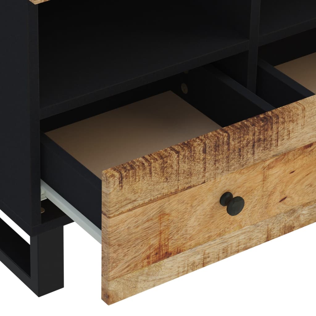 Meuble TV 70x33x46 cm Bois massif de manguier - XIOS