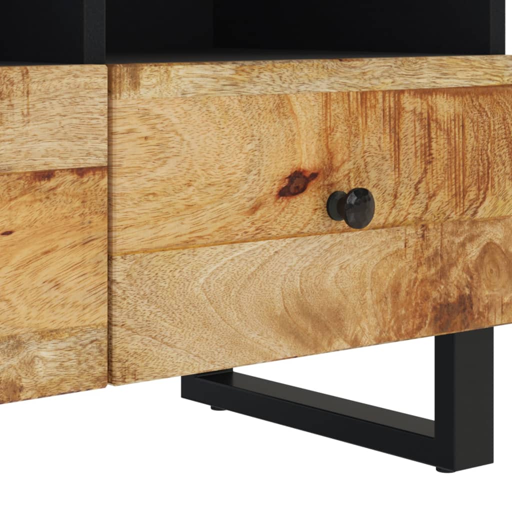 Meuble TV 70x33x46 cm Bois massif de manguier - XIOS