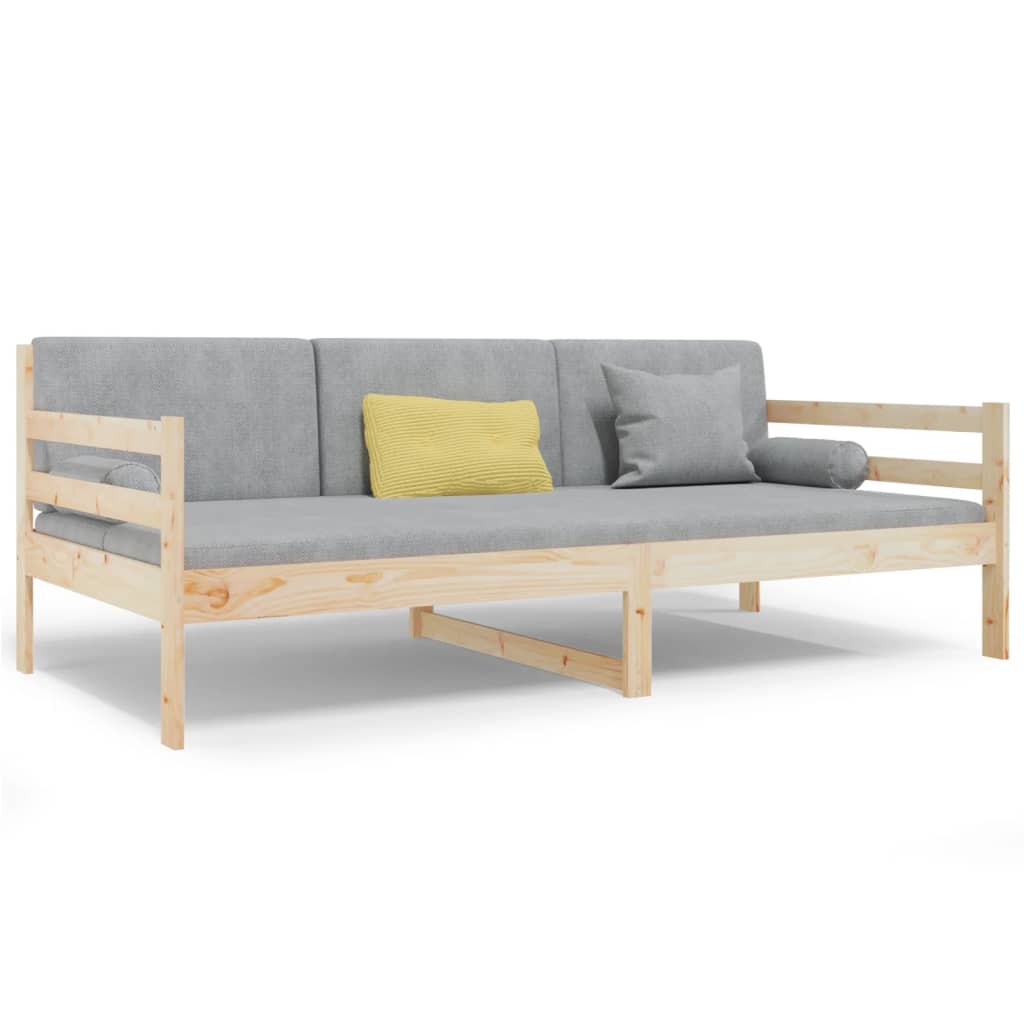 Lit de jour sans matelas 90x190 cm bois de pin massif - XIOS