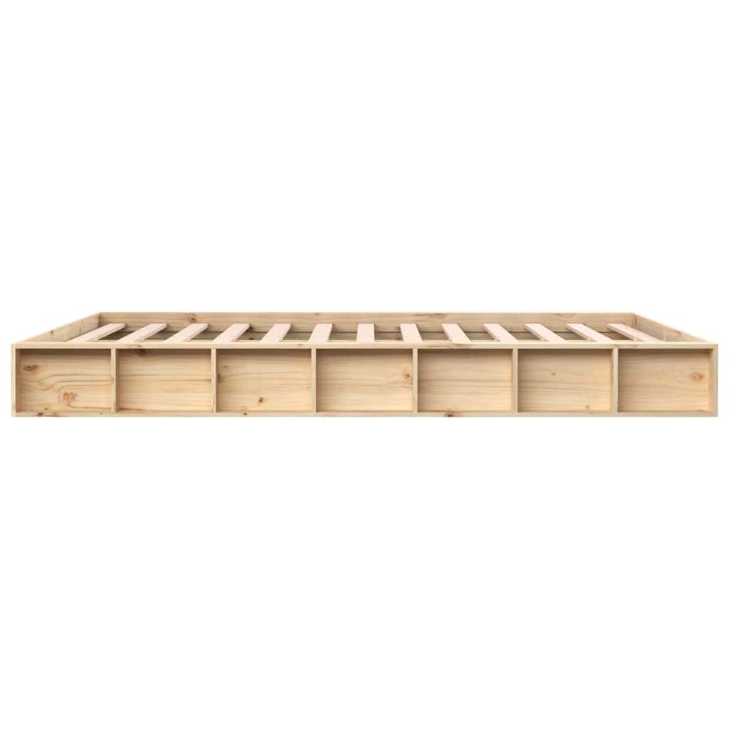 Cadre de lit sans matelas 180x200 cm bois massif - XIOS