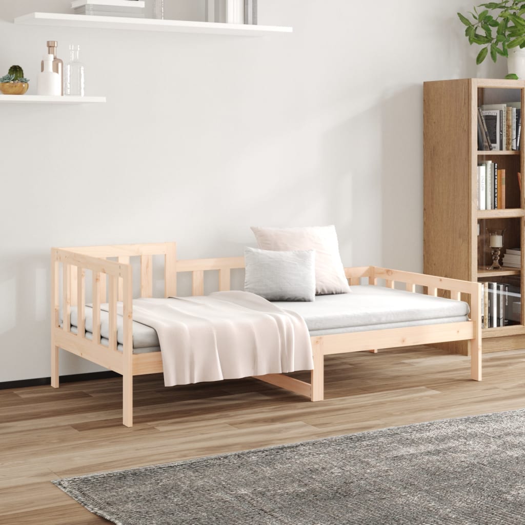 Lit de jour sans matelas 90x190 cm bois de pin massif - XIOS
