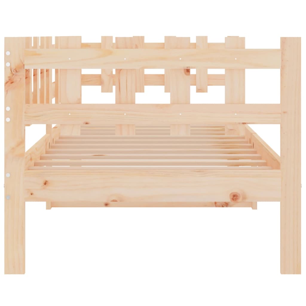 Lit de jour sans matelas 90x190 cm bois de pin massif - XIOS