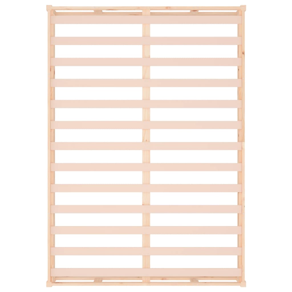 Cadre de lit sans matelas 140x190 cm bois massif - XIOS