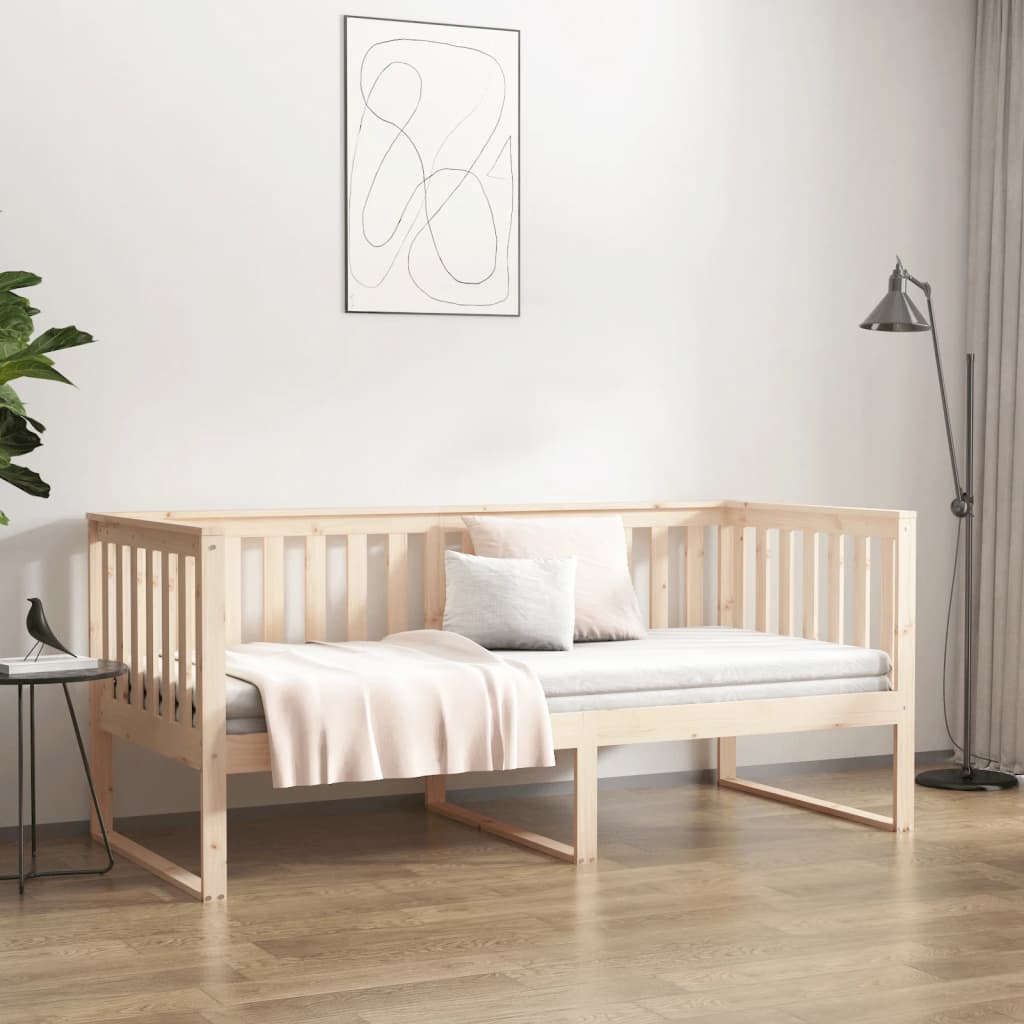Lit de jour sans matelas 90x190 cm bois de pin massif - XIOS