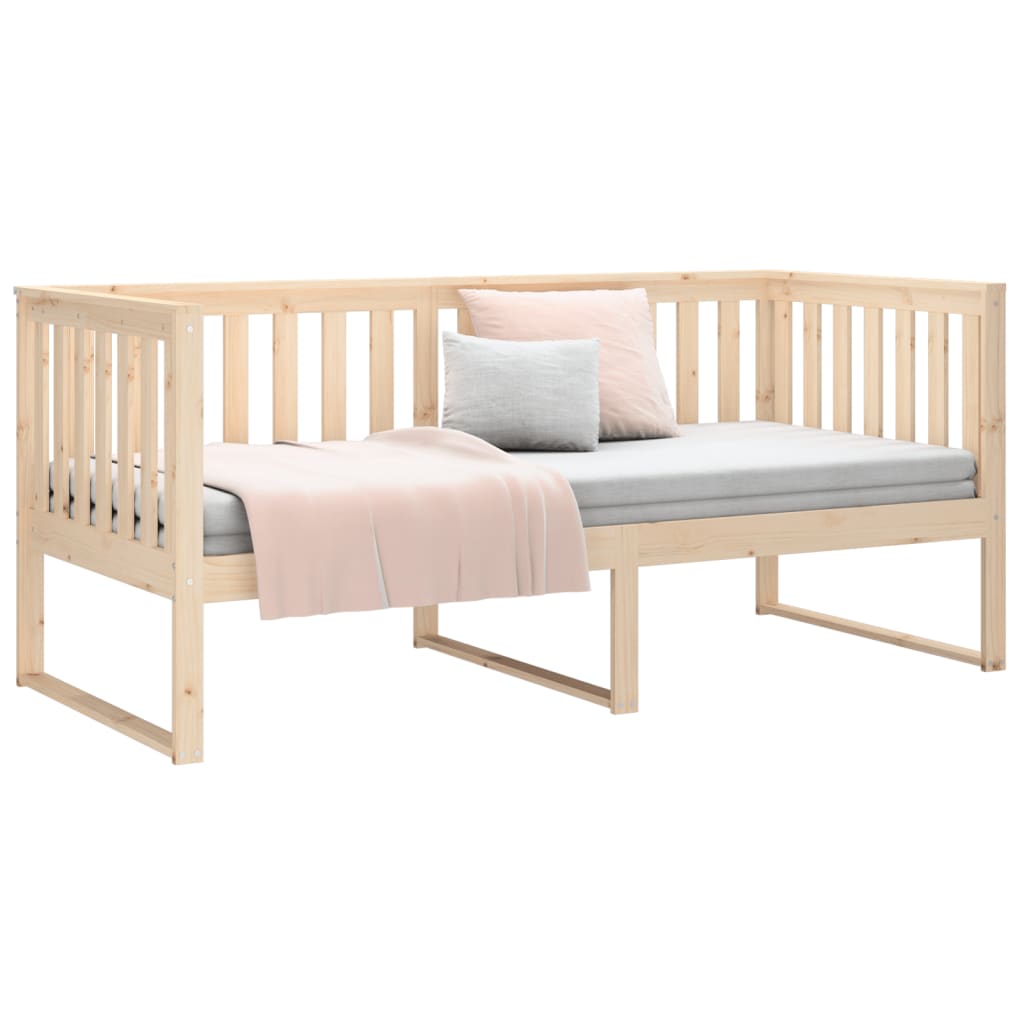 Lit de jour sans matelas 90x190 cm bois de pin massif - XIOS