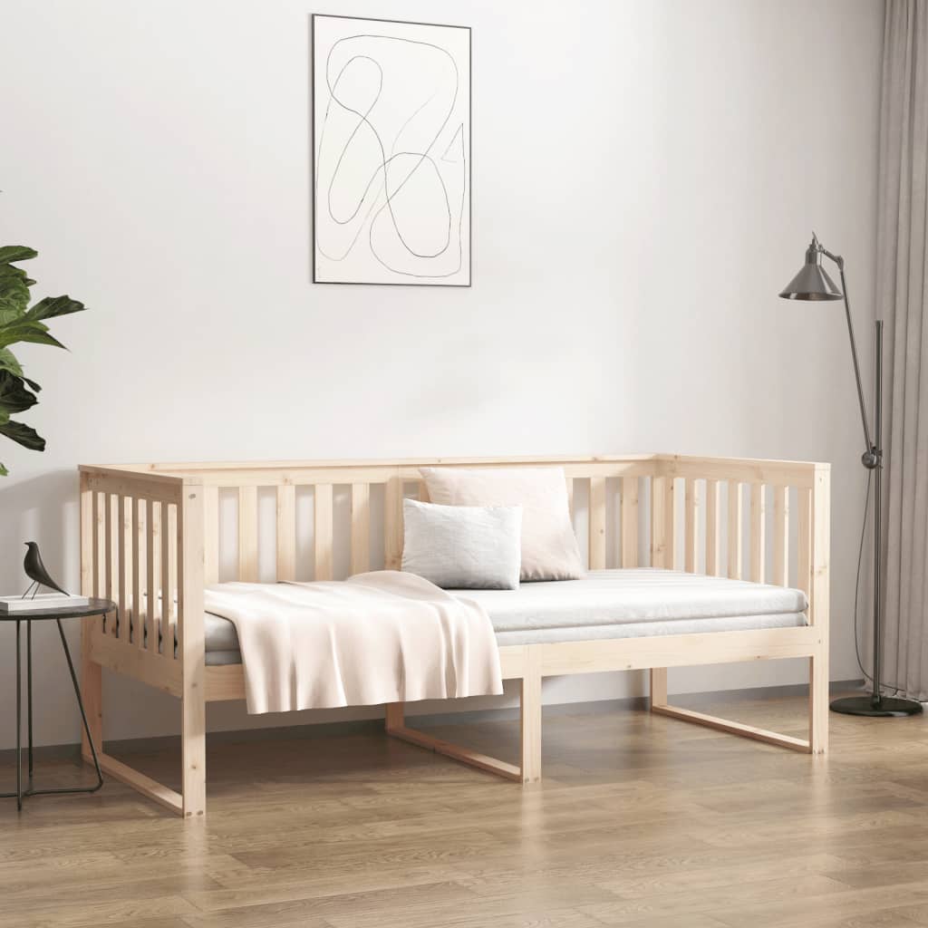 Lit de jour sans matelas 100x200 cm bois de pin massif - XIOS