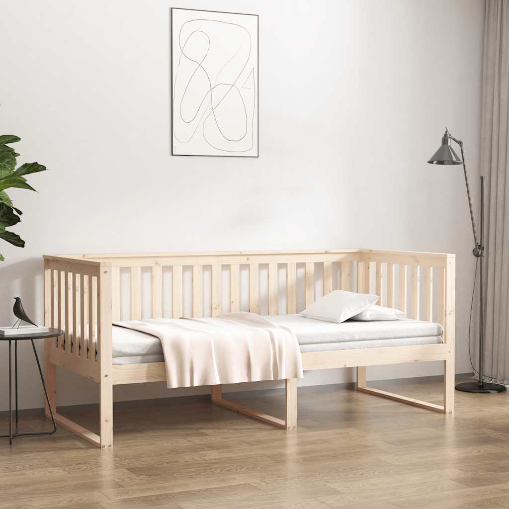 Lit de jour sans matelas 100x200 cm bois de pin massif - XIOS