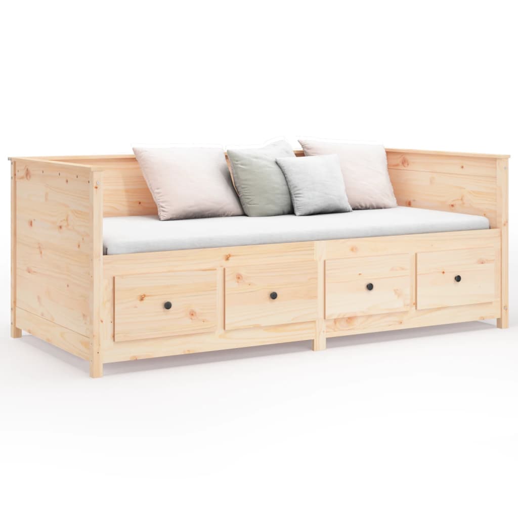 Lit de jour sans matelas 75x190 cm bois de pin massif - XIOS