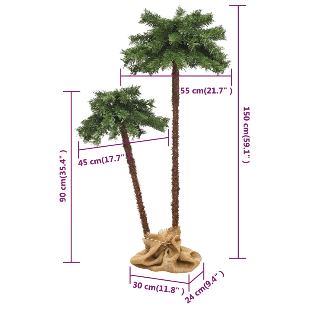 Sapin de Noël avec LED 90 cm et 150 cm - XIOS