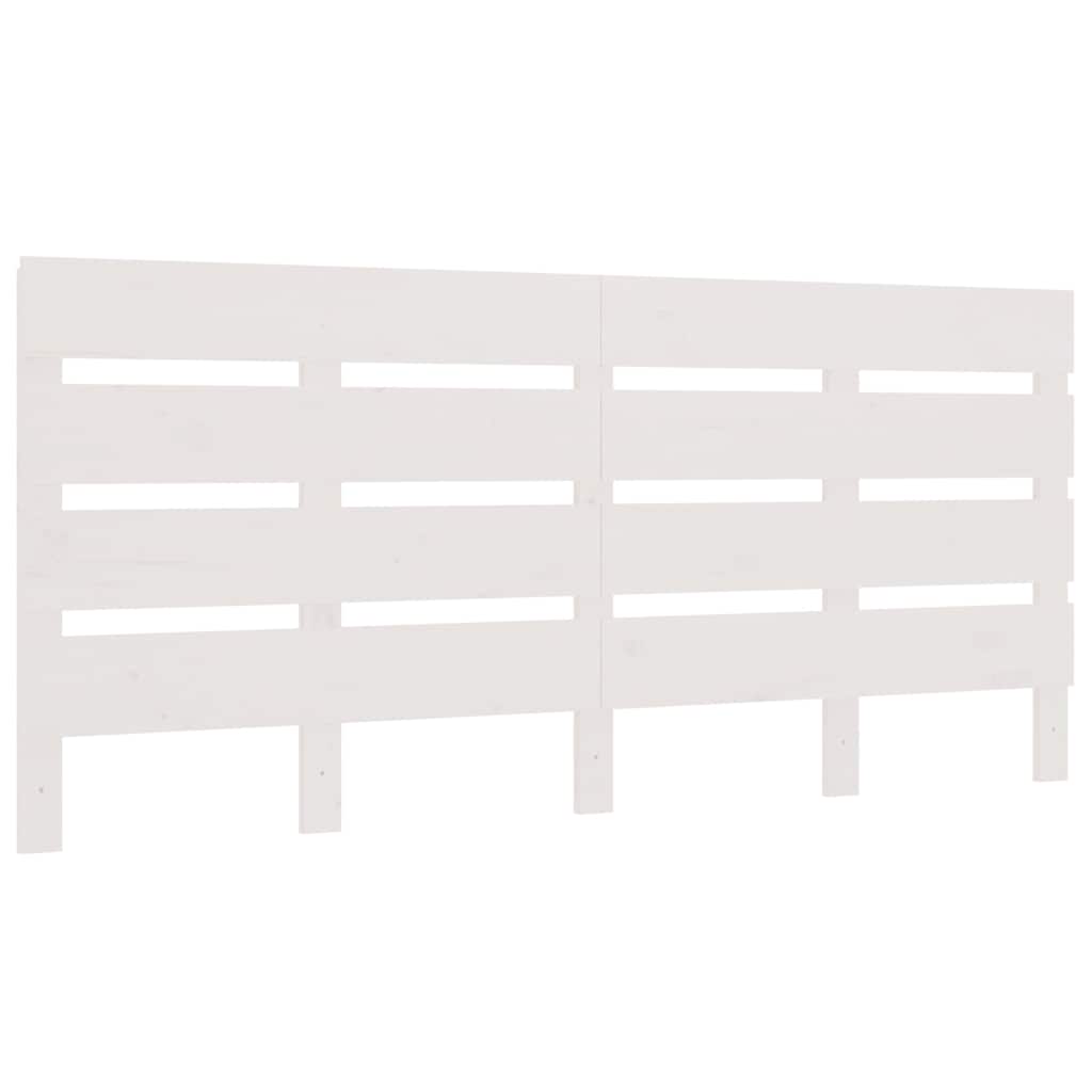 Tête de lit Blanc 180x3x80 cm Bois massif de pin - XIOS