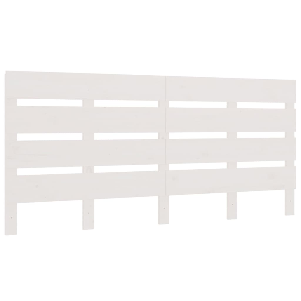Tête de lit Blanc 135x3x80 cm Bois massif de pin - XIOS