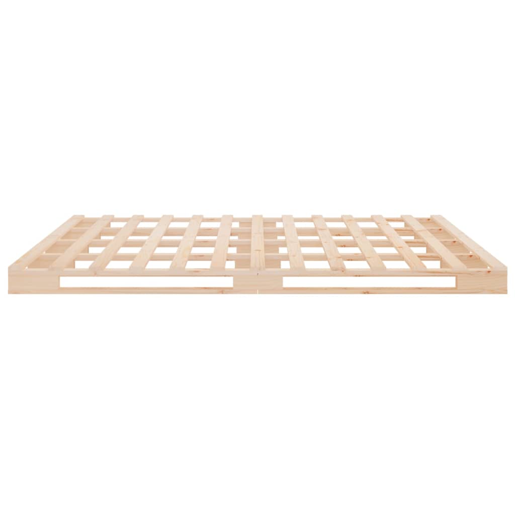 Lit de palette 200x200 cm bois de pin massif - XIOS