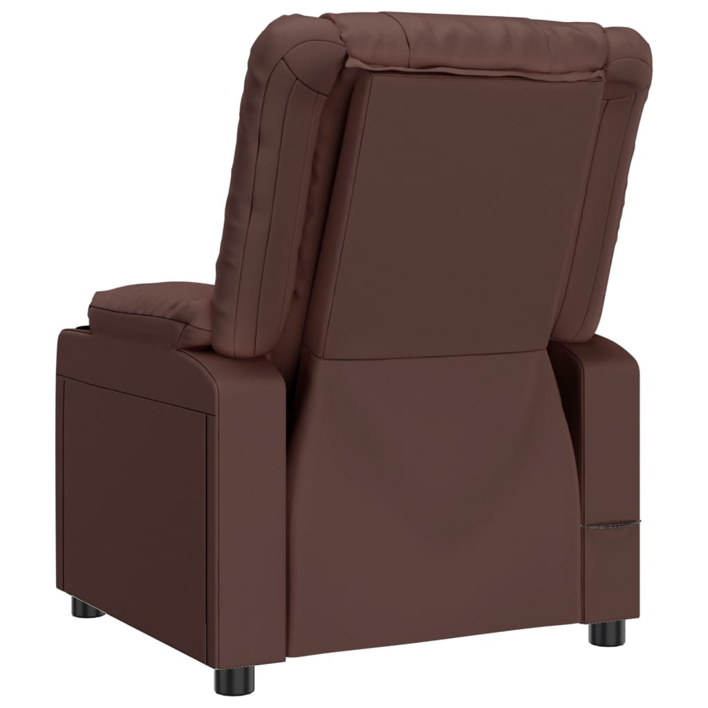 Fauteuil inclinable Marron Similicuir - XIOS