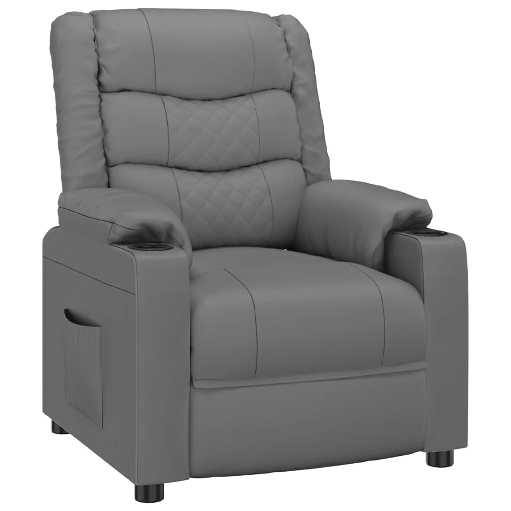 Fauteuil inclinable Gris Similicuir - XIOS