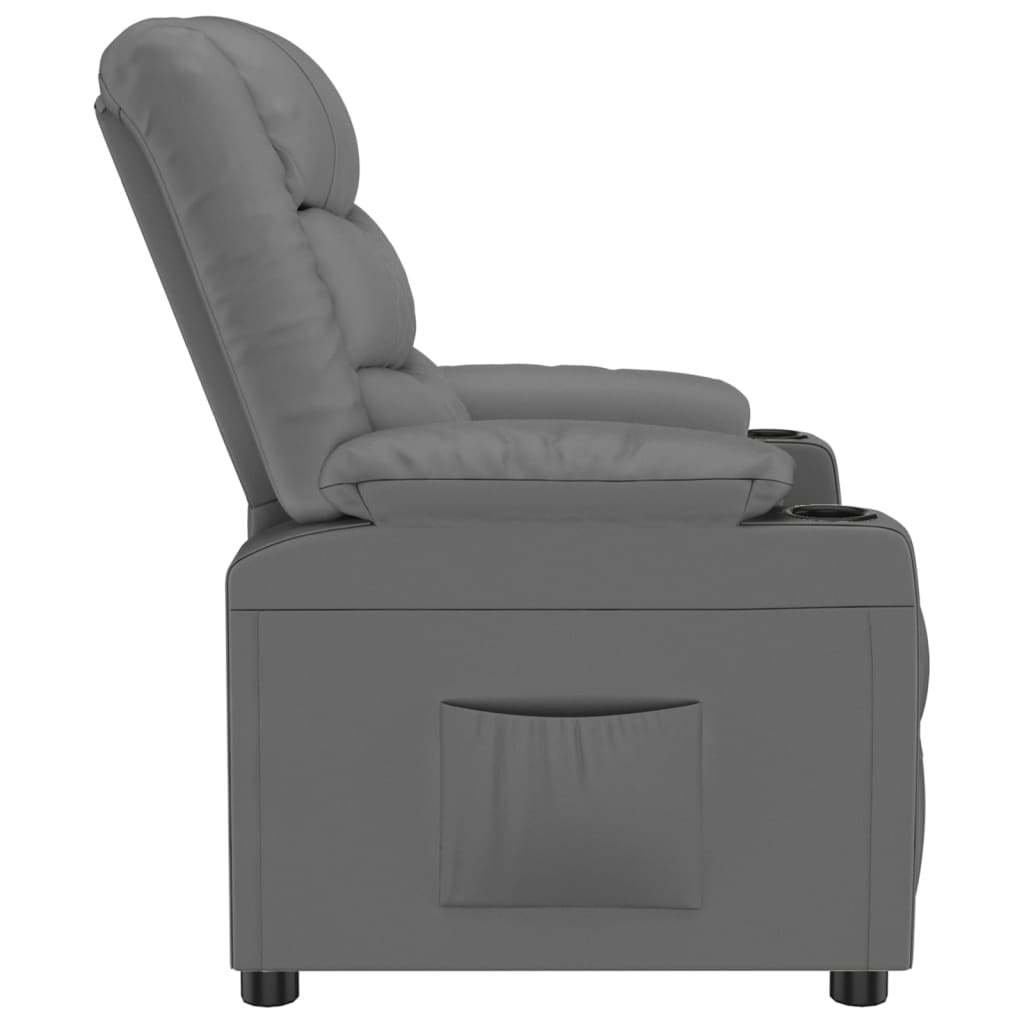 Fauteuil inclinable Gris Similicuir - XIOS