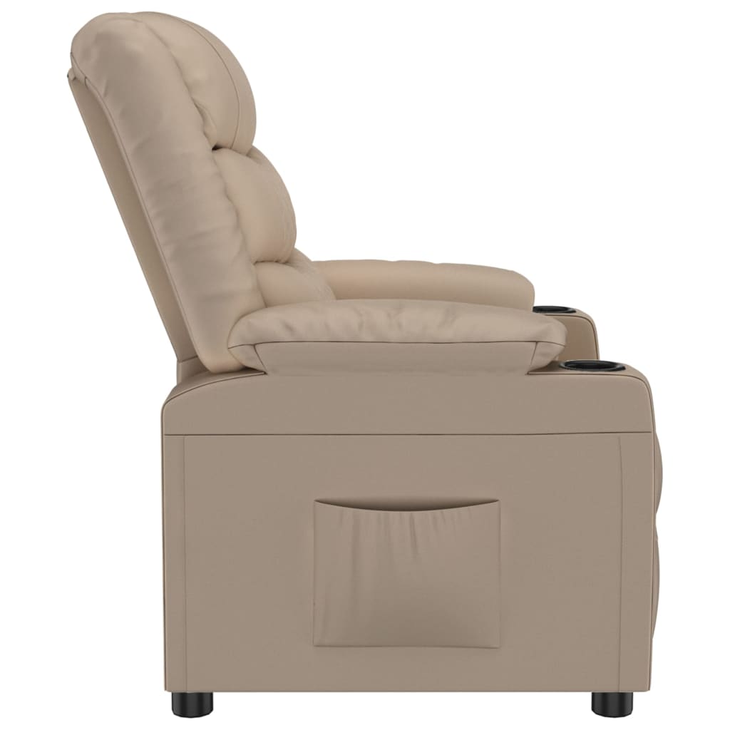 Fauteuil inclinable Cappuccino Similicuir - XIOS
