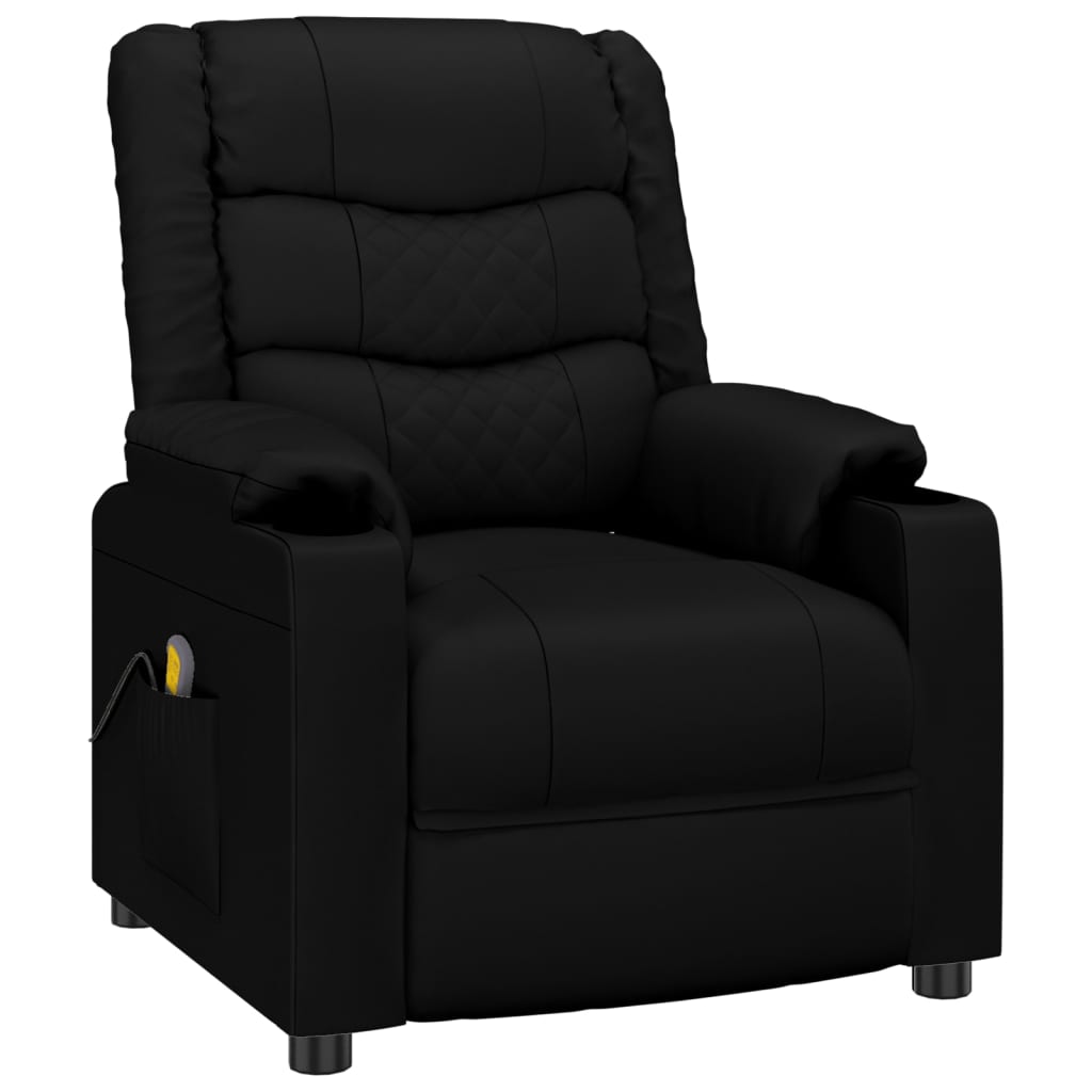 Fauteuil de massage Noir Similicuir - XIOS